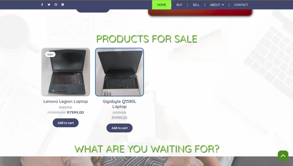 We Buy Tech Website Design - Section 11